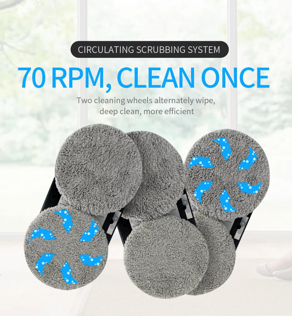 Ultra Thin Robot Vacuum Cleaner Window Cleaning Robot Window Cleaner Electric Glass Limpiacristales Remote Control for Home