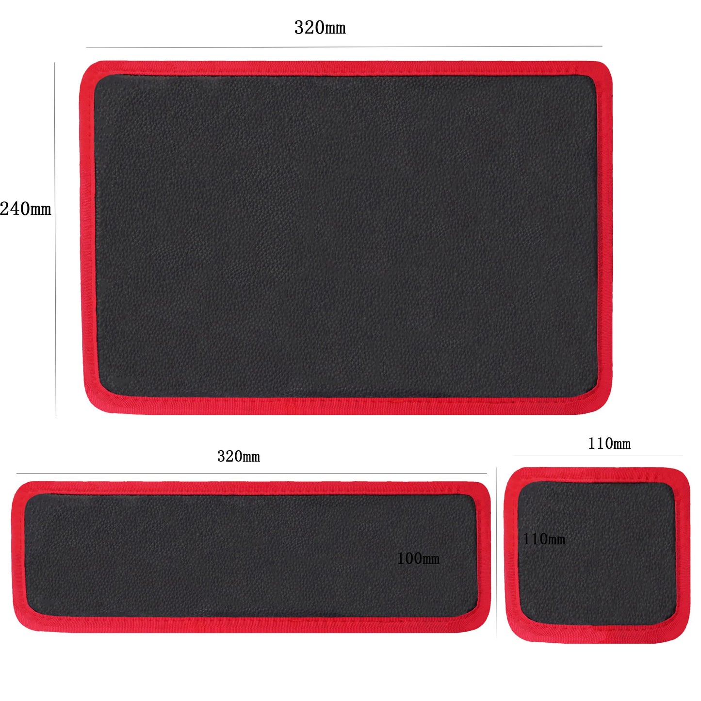 Rafford3-Piece Magnetic Tool Mat Set – PVC, Strong Magnet, Non-Slip, Organize Tools Easily