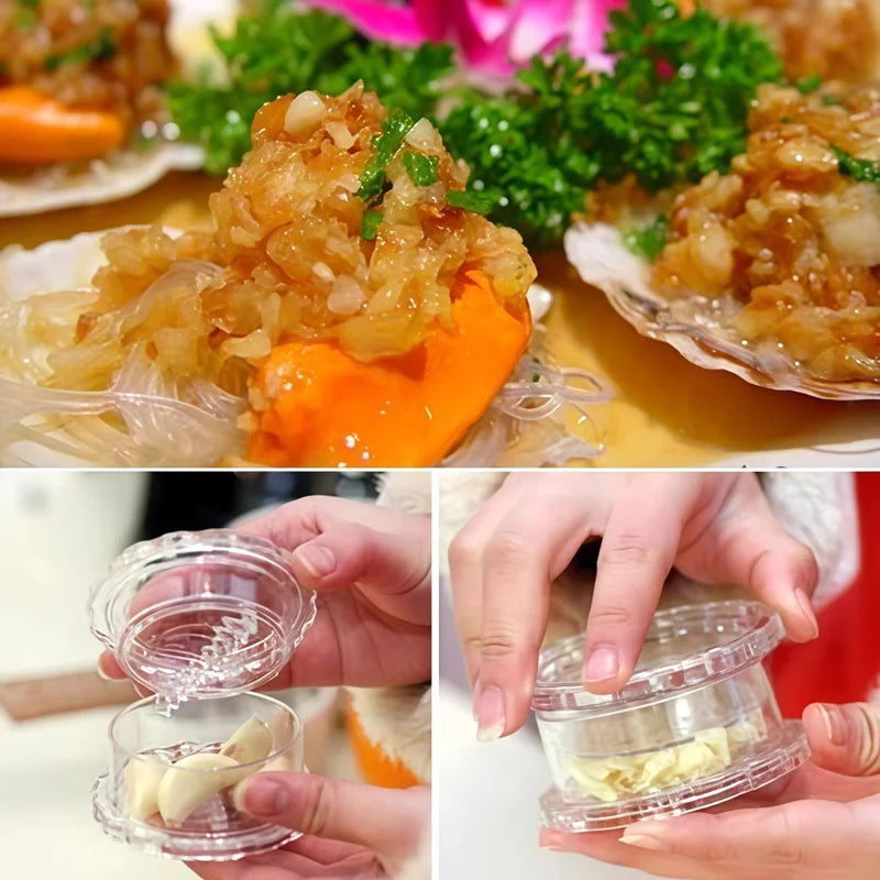 Kitchen Multifunctional Garlic Manual Garlic Press Simple, Convenient and Easy To Carry Manual Garlic Press Roll Crusher Chopper