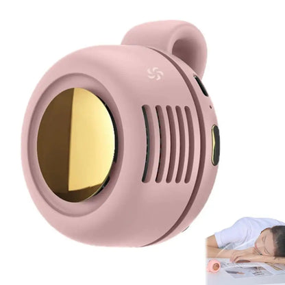 Portable Silent Mini Bladeless Electric Fan Small fan Clip on Shirt Waist Mini Bladeless Fan Adjustable 3-Speed For Outdoor NEW