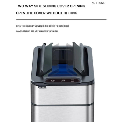 Smart Trash Can Kitchen Automatic Intelligent Sensor Bucket Garbage Dustbin Food Waste Wastebasket 15/20/30/40/50/60L