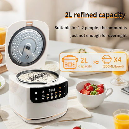 Electric Rice Cooker Smart 2L Automatic Multifunction Rice Cooking Machine Non-stick Liner for Food Warmer Household Rice Cooke