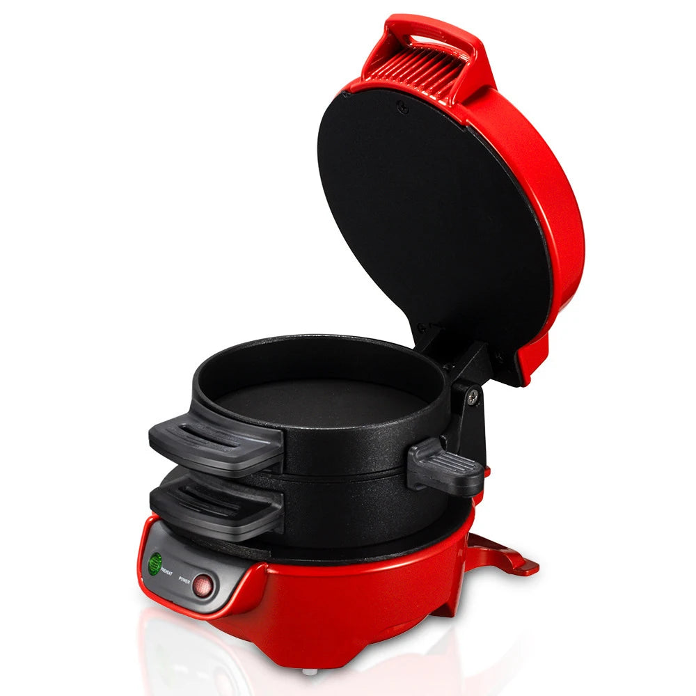 220V/110V Electric Burger Sandwich Maker Machine 600W Hamburg Sandwich Maker With Egg Cooker Ring Machine Bread Waffle Machine