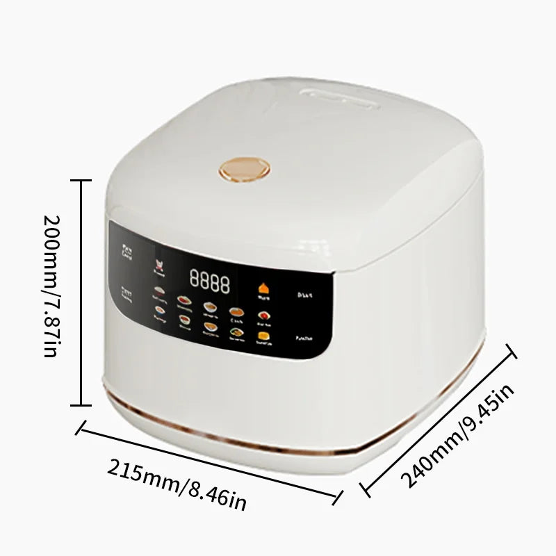 Electric Rice Cooker Smart 2L Automatic Multifunction Rice Cooking Machine Non-stick Liner for Food Warmer Household Rice Cooke