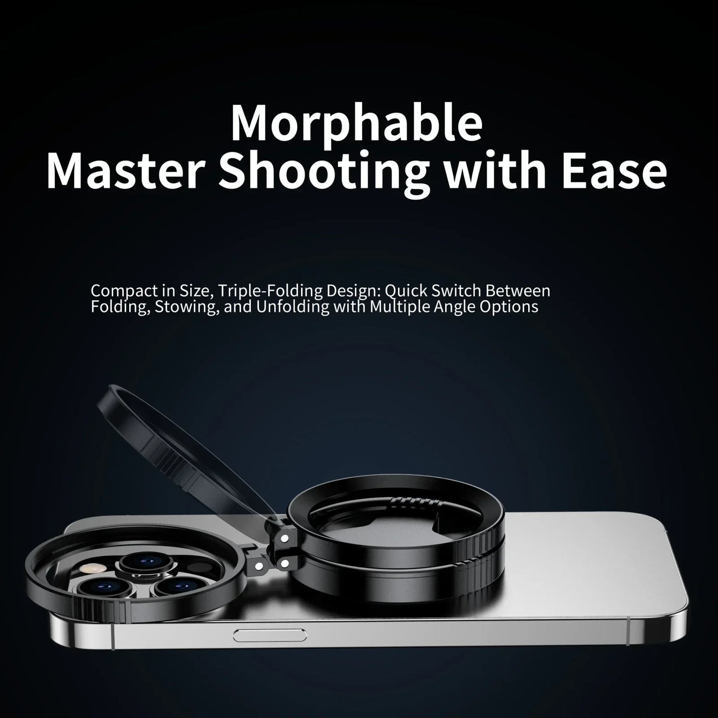 Magnetic Circular Universal Polarizer Camera Lens Clip 52MM CPL Filter Kit Professional Phone Camera Lens for Magsafe IPhone 16