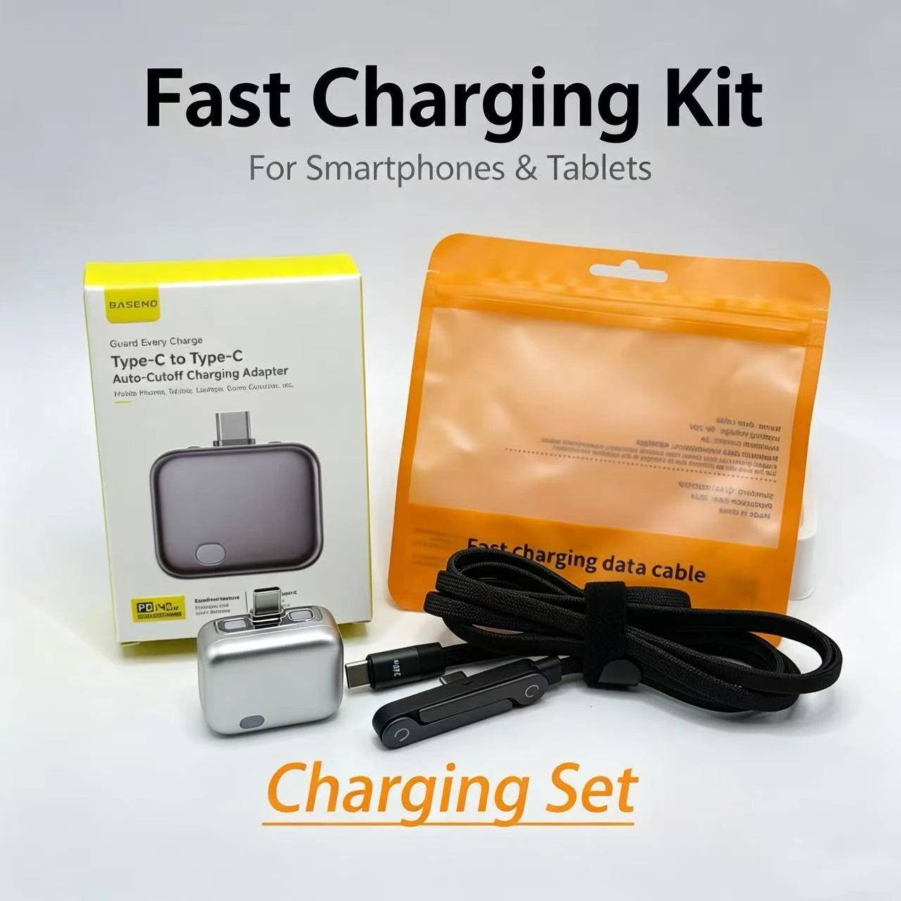 Auto-Disconnect Charging Adapter 140W Type-C Fast Charge Safety Separator Automatically Cut Power Eject Phone When Fully Charged
