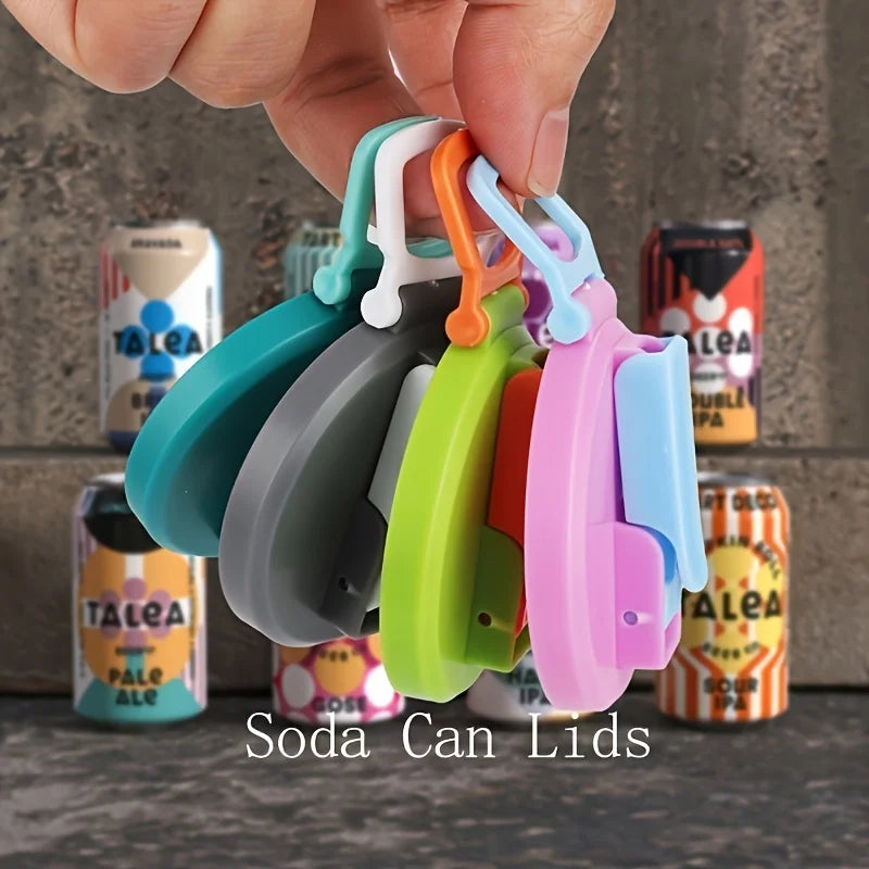 Reusable Soft Drink Can Lid. Soda Drink Can Lid Can Be Used for Beverages, Juices, and Soft Drinks, and Comes with A Straw