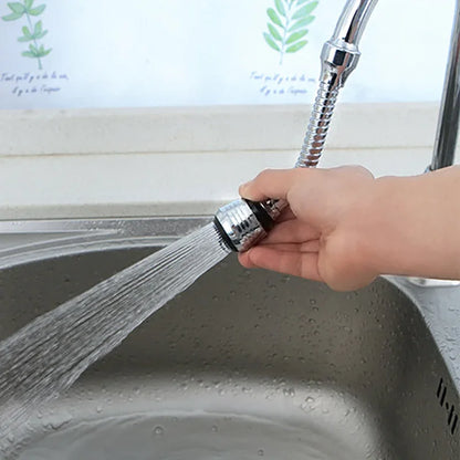 360° Rotatable Faucet Extender Dual Mode Water Saving Spray Head, Universal Pressure Sprayer Faucet Filter for Kitchen Bathroom