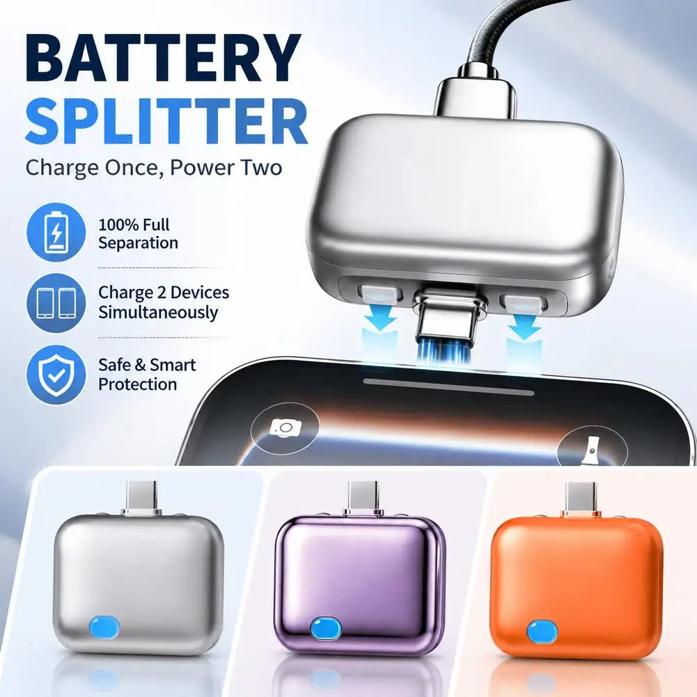 Full Charge Auto Disconnect Charger Adapter Self-Cut Automatic Separation Fast Charger, Anti Overcharge Battery Protection