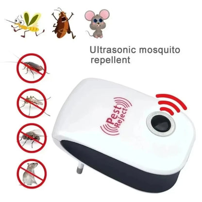 Safe Ultrasonic Pest Repeller Electronic Mouse Cockroach Mosquito Insect Repellent Effective Pest Control Exterminator Essential