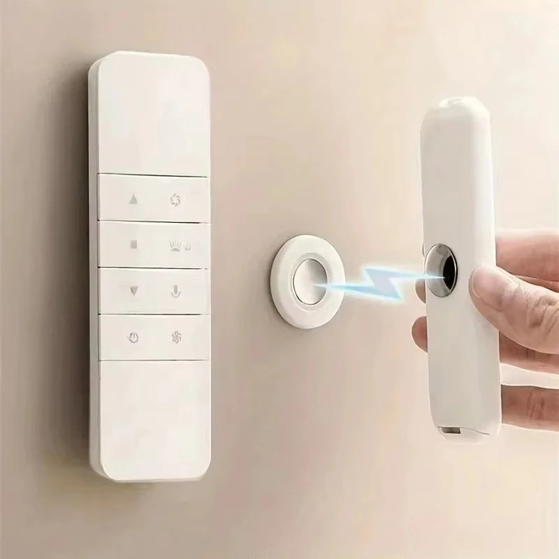 Magnetic Remote Control Holder Wall Mount Adhesive Remote Control Holder Strong Hold Tv Remote Holder for Home Office